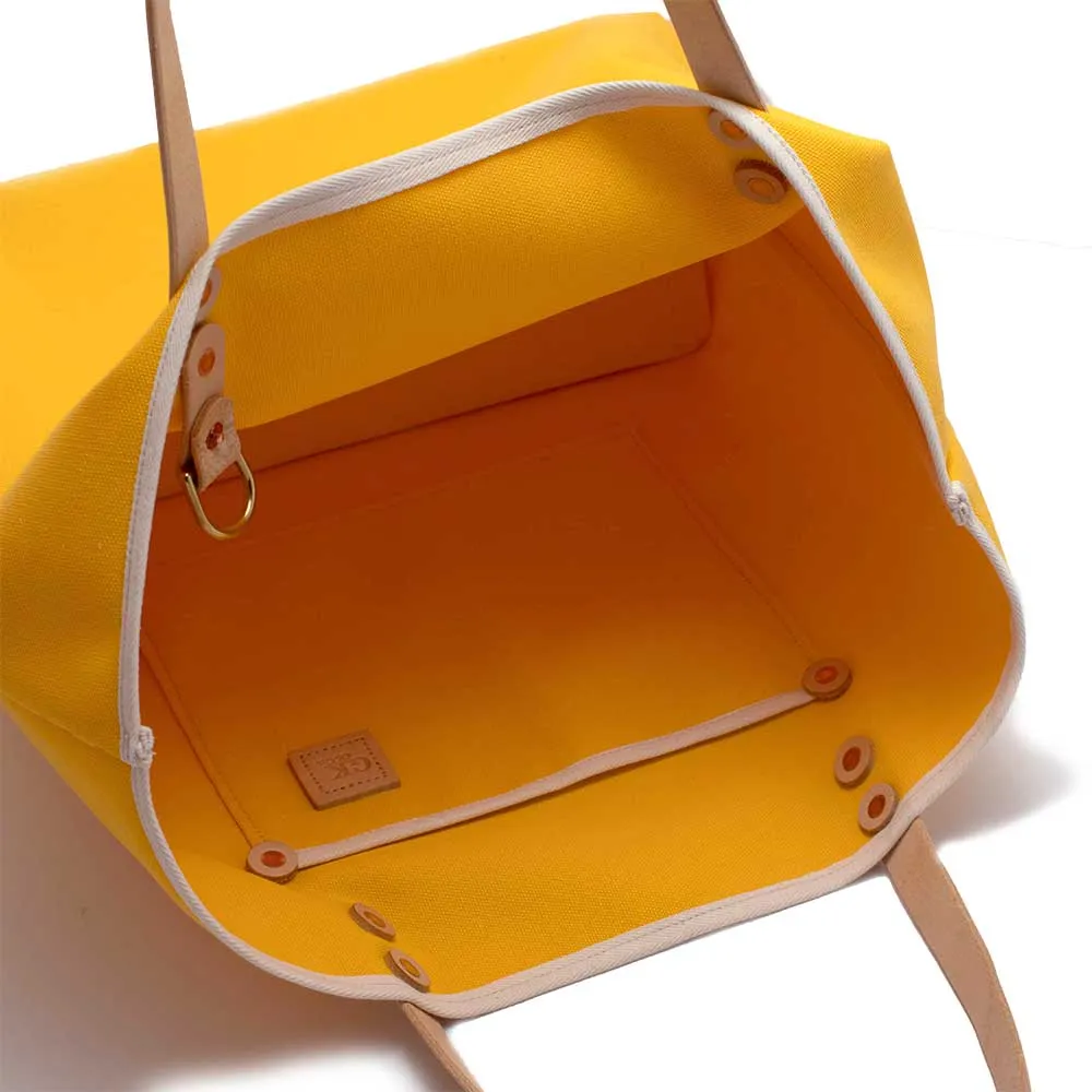 All Day Canvas Bucket Tote Solar Yellow