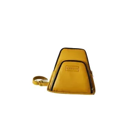 Alpha Belt/Crossbody Bag - All Leather Exterior - Yellow