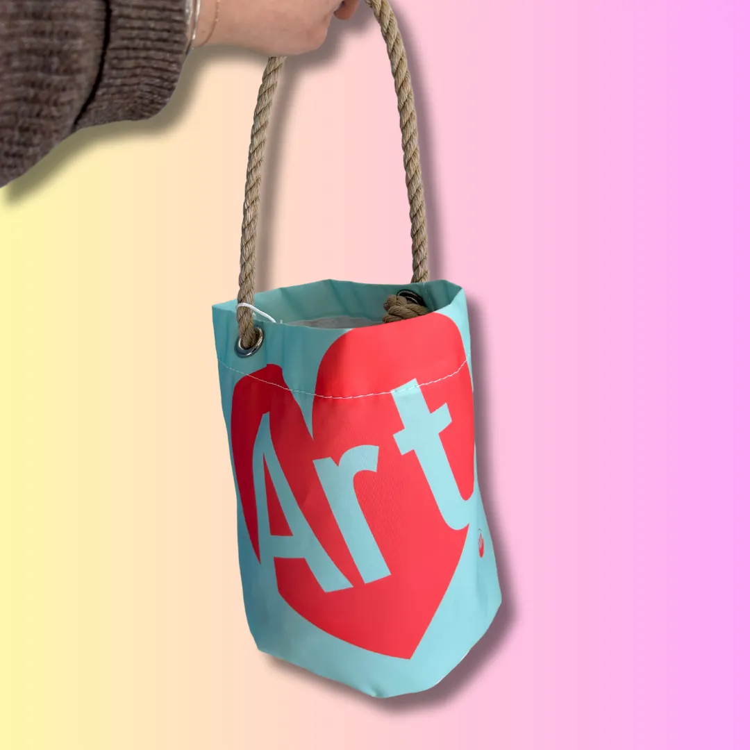 Art is the Heart Bucket Bag