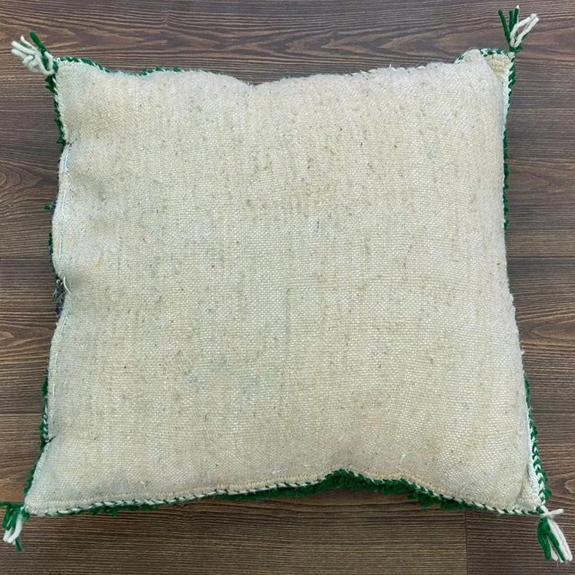 Berber Cushion Green | Cozy Decor Accent