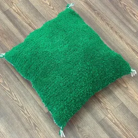 Berber Cushion Green | Cozy Decor Accent