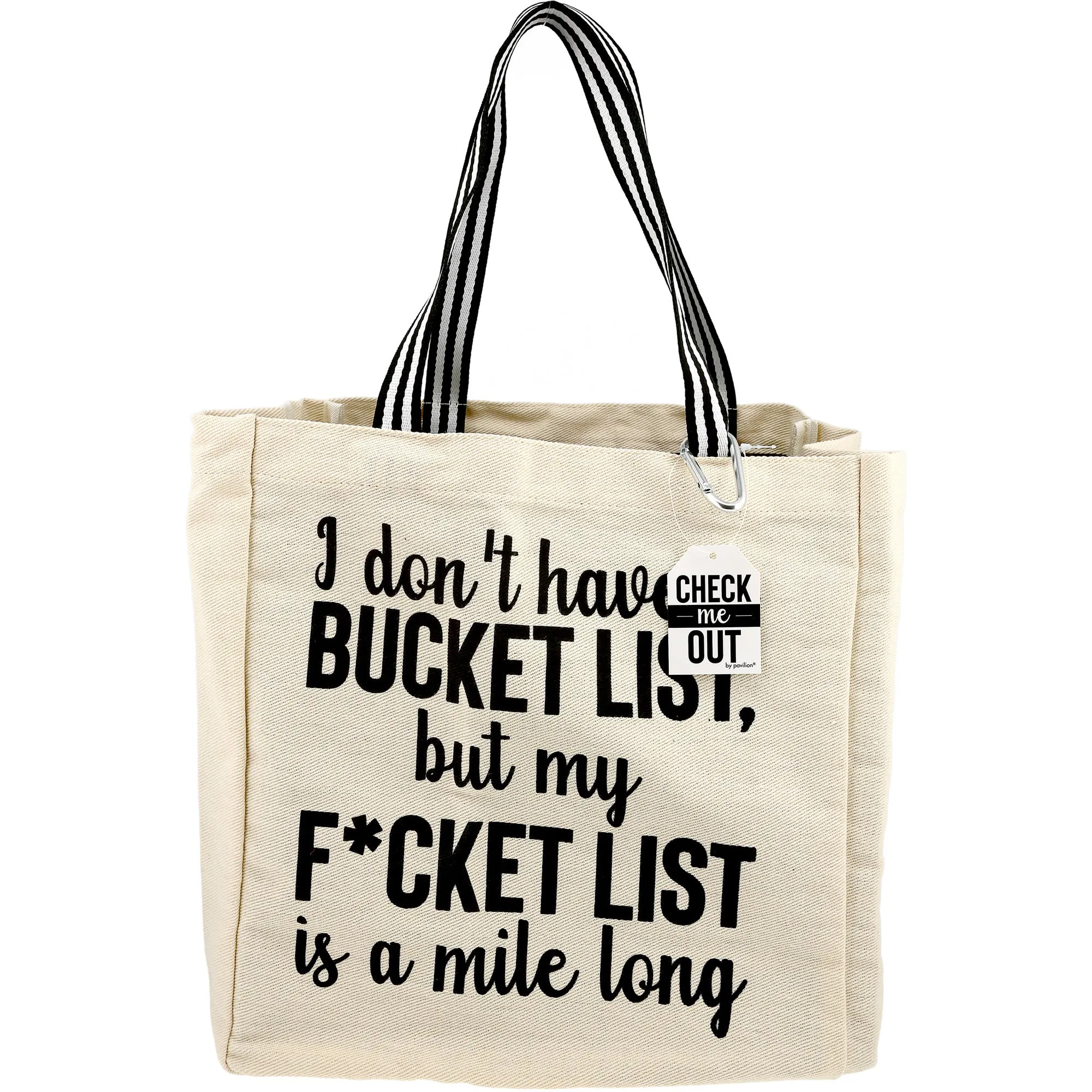 Bucket List 100% Cotton Twill Gift Bag