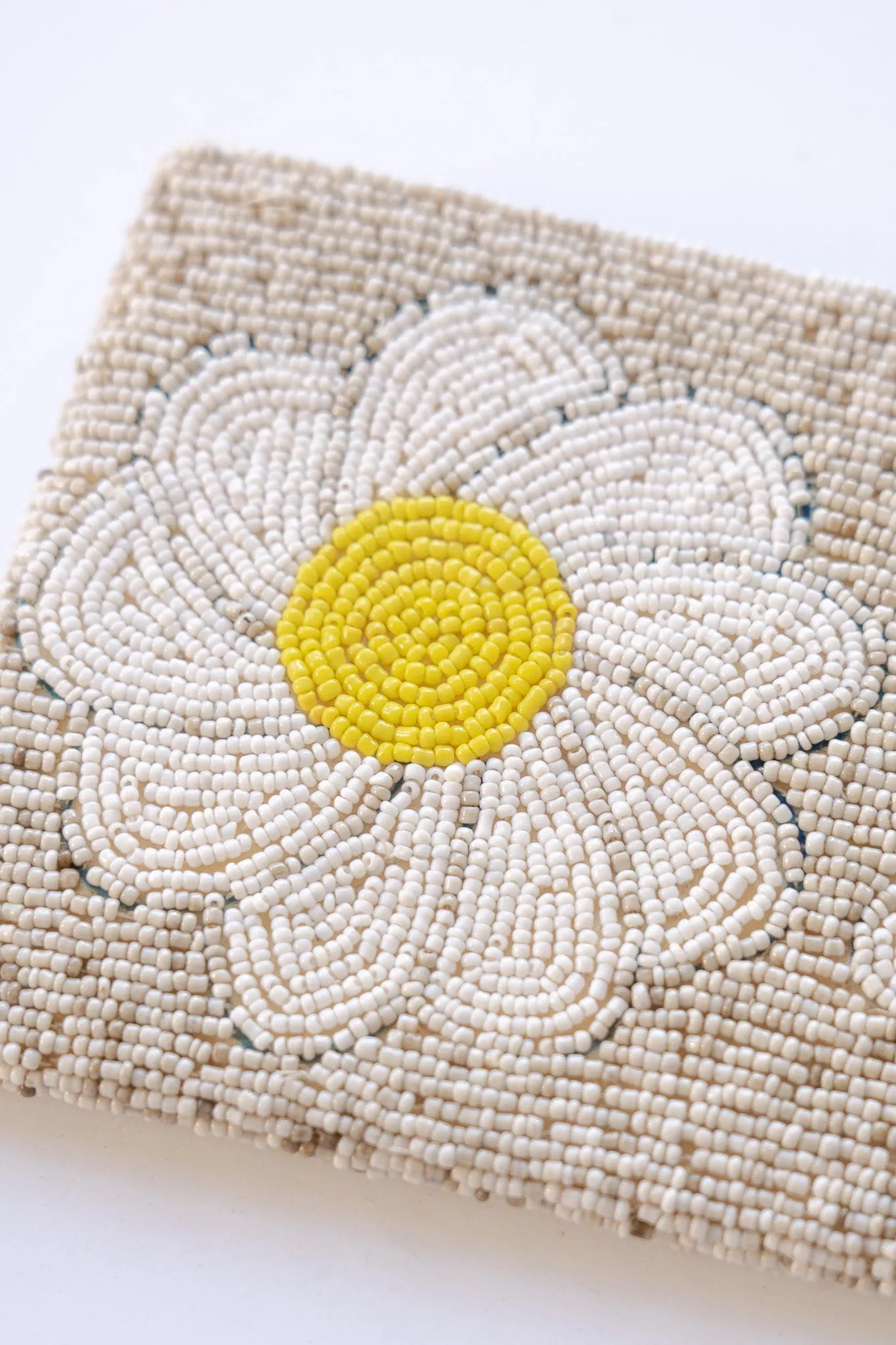 Daisy Mae Large Beaded Clutch