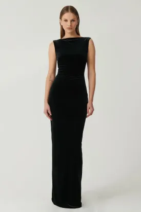 Effie Kats Verona Gown - Black Velvet