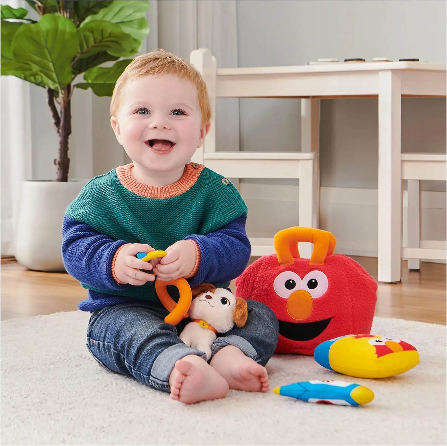 Elmo & Tango Checkup Plush Playset, 8 in