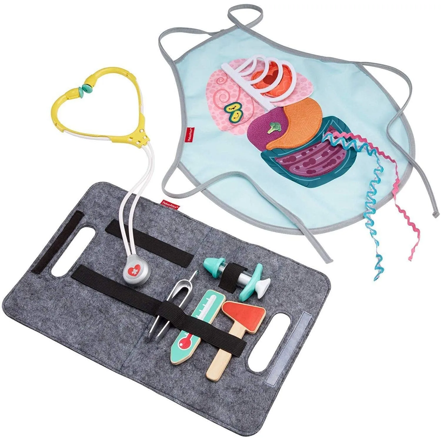 Fisher-Price Patient and Doctor Kit, 9-Piece Medical Pretend Play Gift Set, Ages 3 Years & Up