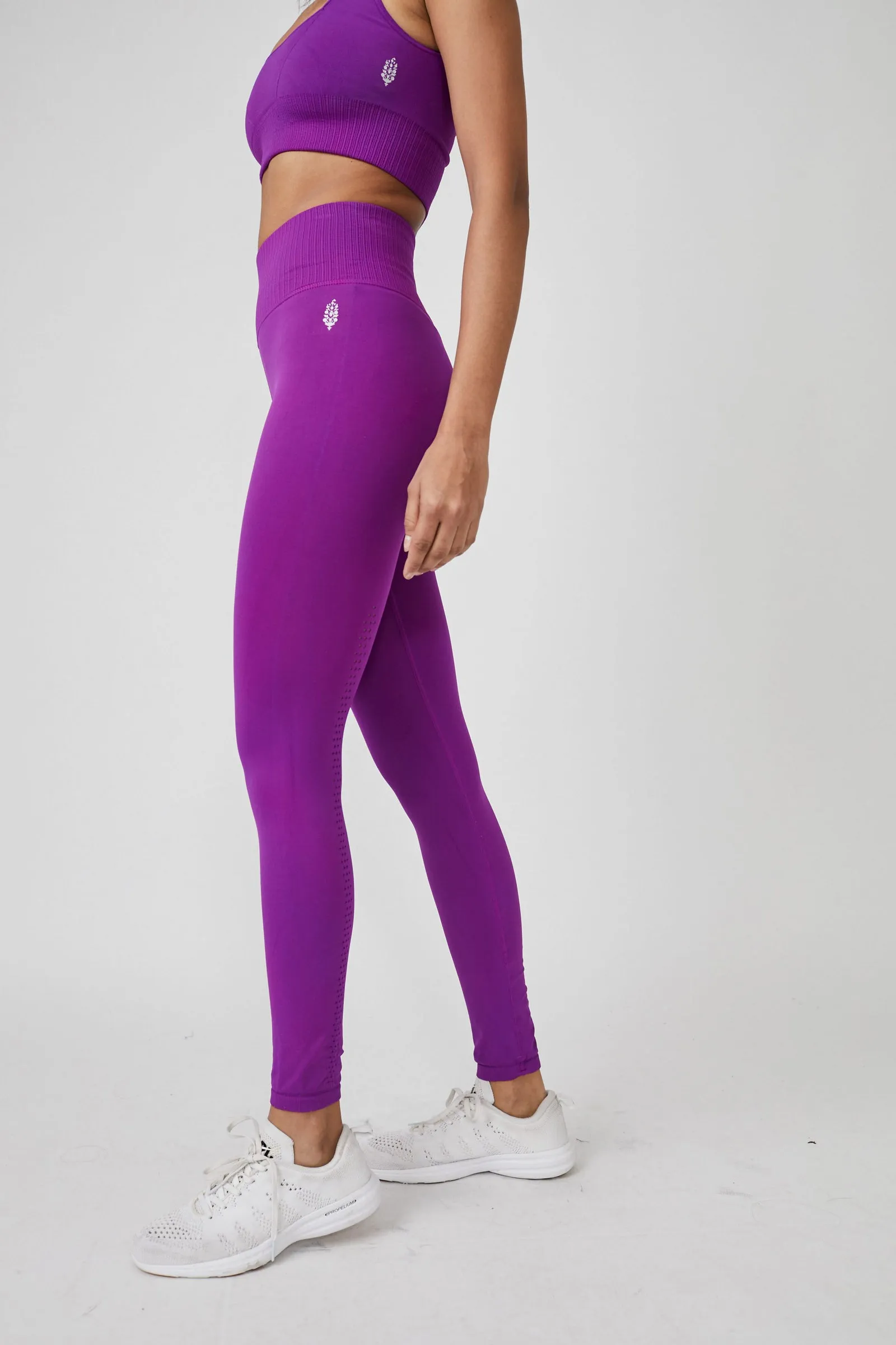 FREE PEOPLE MOVEMENT GOOD KARMA LEGGING VIVID VIOLET NEW!!