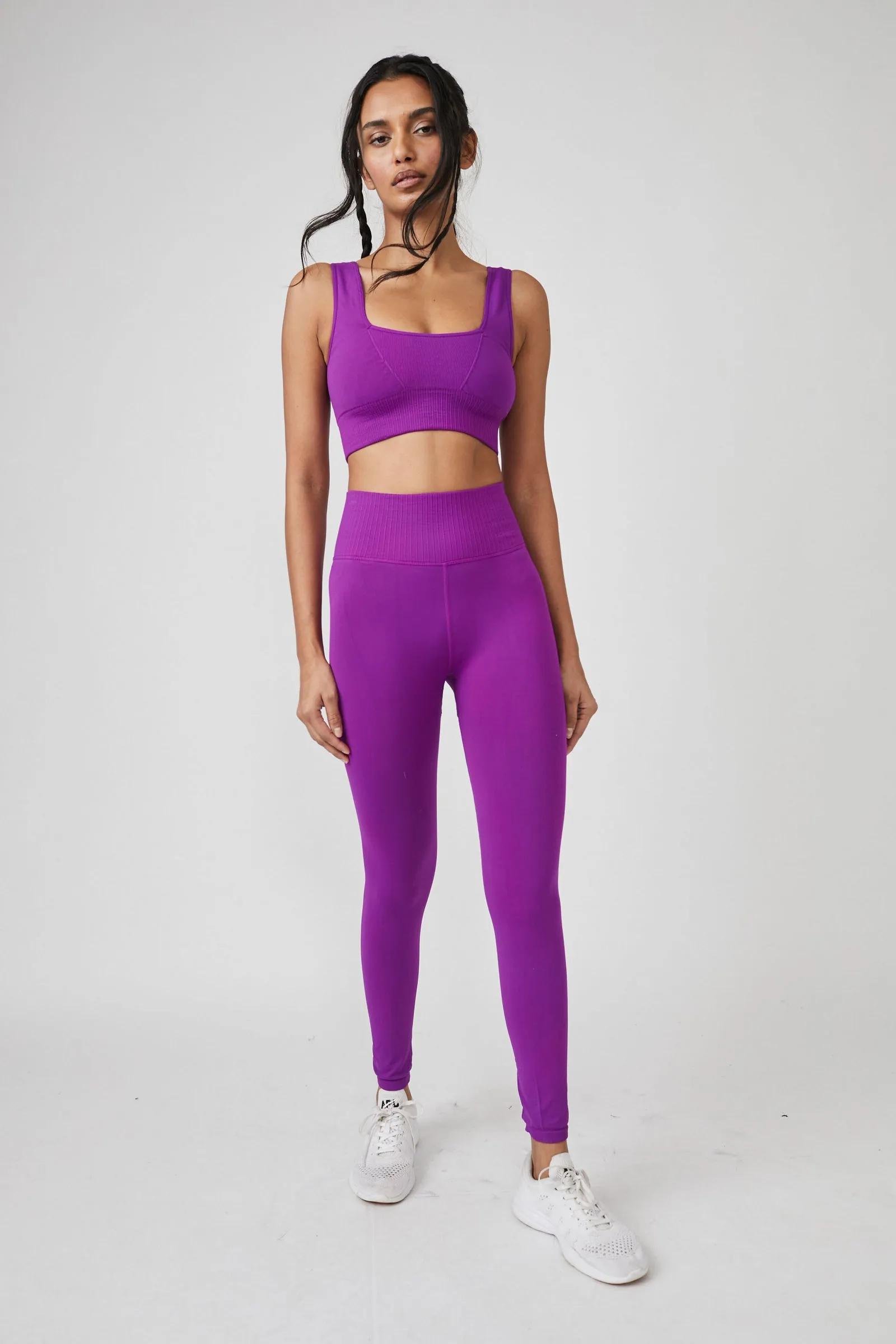 FREE PEOPLE MOVEMENT GOOD KARMA LEGGING VIVID VIOLET NEW!!