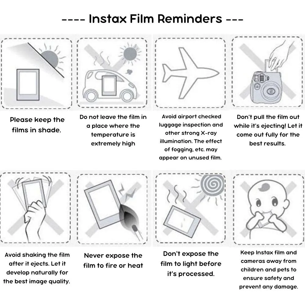 Fujifilm Instax Square Illumination 10 Sheets Film for Fujifilm Instax Square Mini Cameras