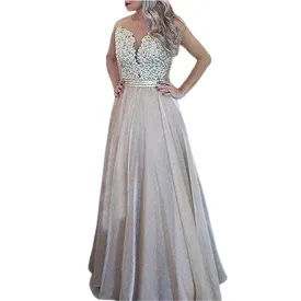 Funki Buys | Dresses | Women's Chiffon Beaded Prom Dress