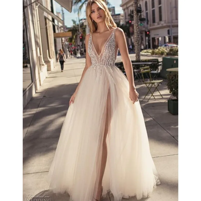 Funki Buys | Dresses | Women's Long Chiffon Tulle Prom Dress