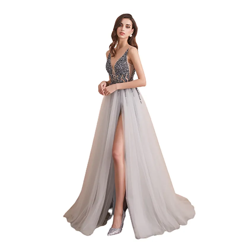 Funki Buys | Dresses | Women's Long Chiffon Tulle Prom Dress