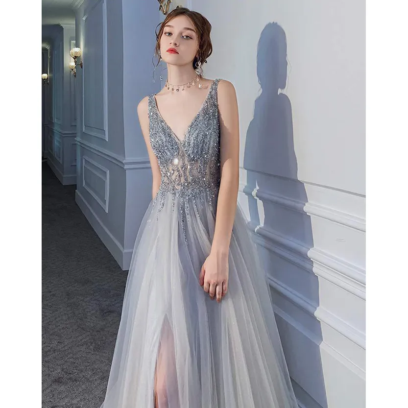 Funki Buys | Dresses | Women's Long Chiffon Tulle Prom Dress