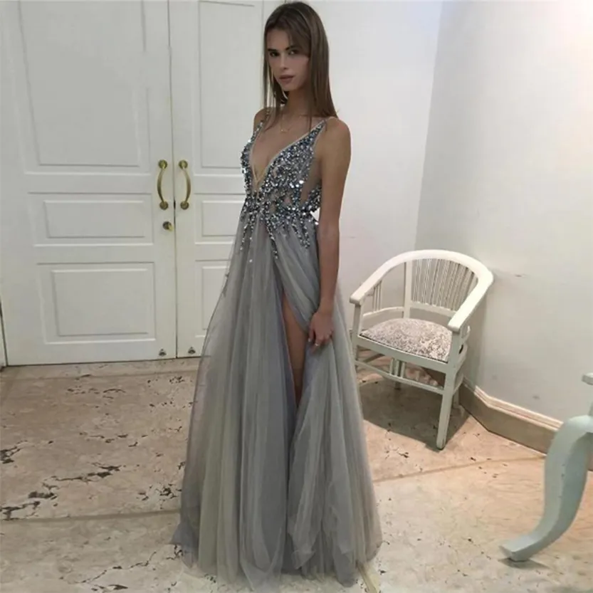 Funki Buys | Dresses | Women's Long Chiffon Tulle Prom Dress