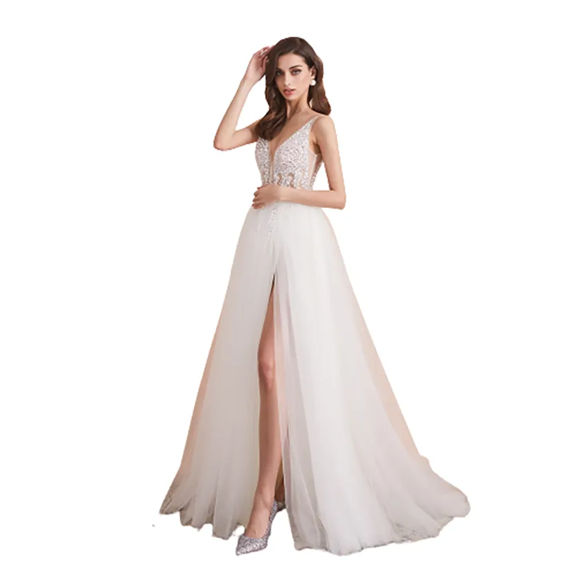 Funki Buys | Dresses | Women's Long Chiffon Tulle Prom Dress