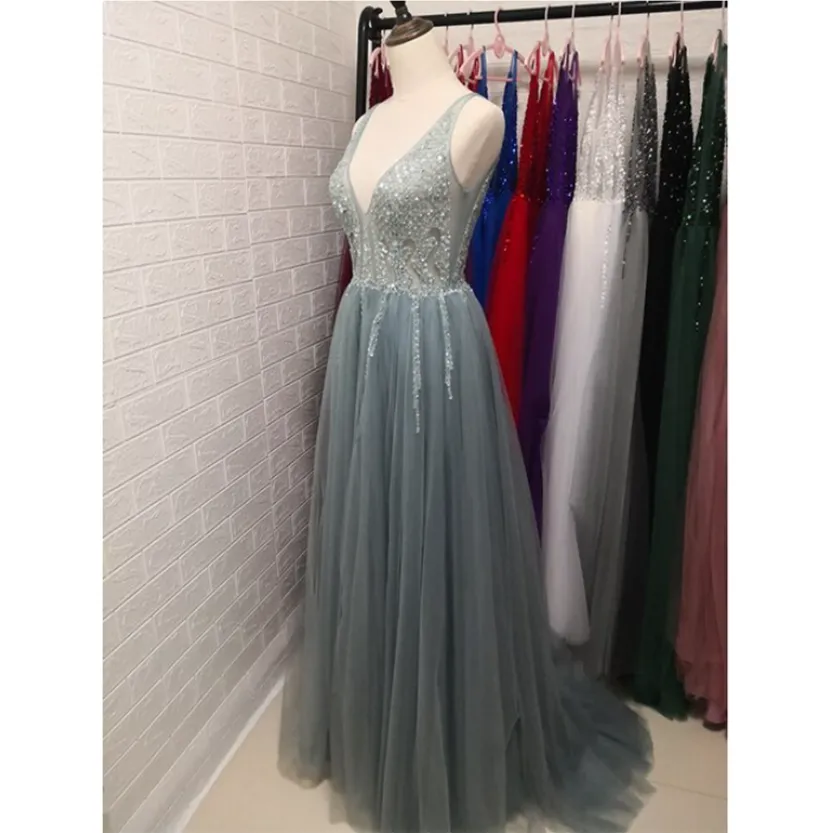 Funki Buys | Dresses | Women's Long Chiffon Tulle Prom Dress