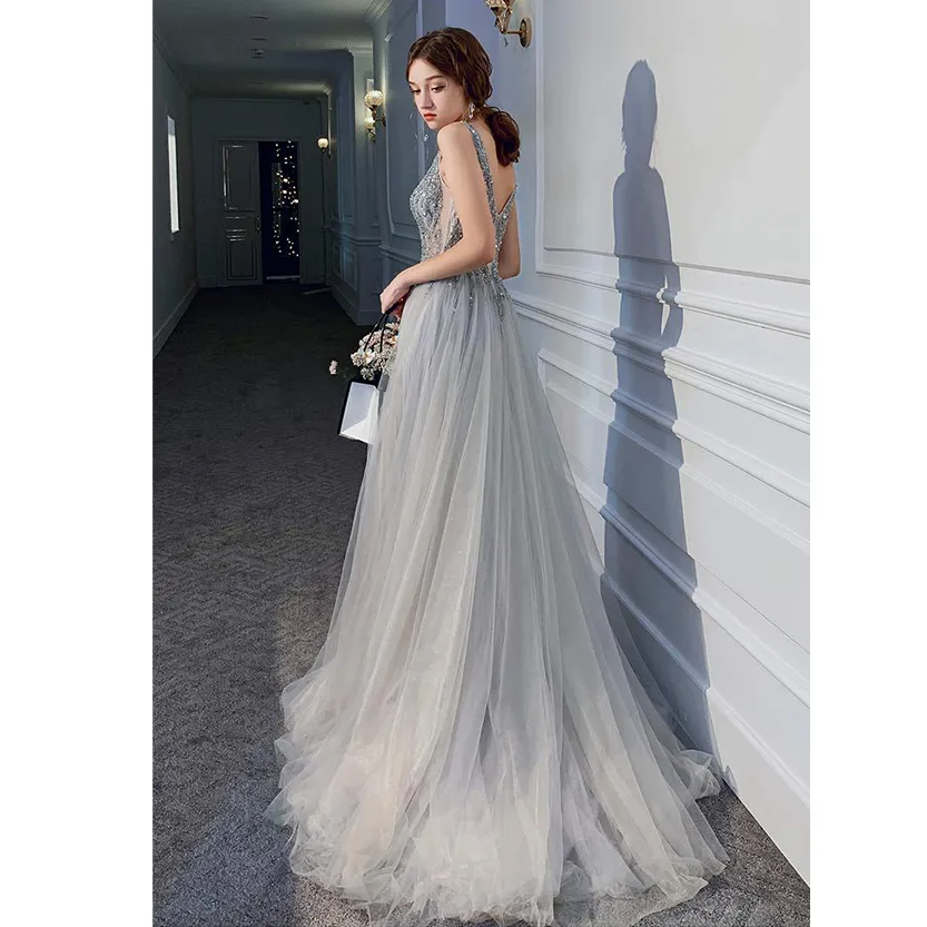 Funki Buys | Dresses | Women's Long Chiffon Tulle Prom Dress