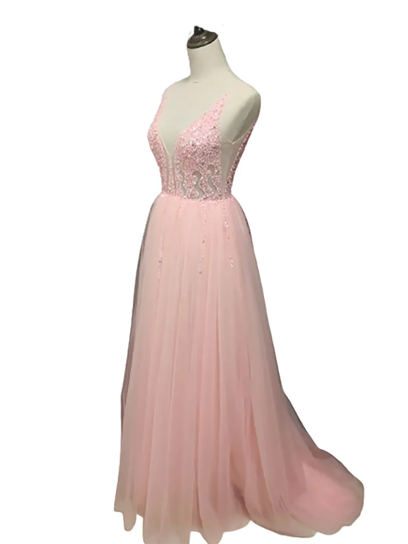 Funki Buys | Dresses | Women's Long Chiffon Tulle Prom Dress