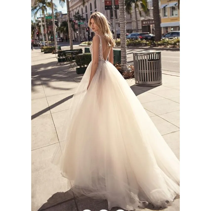 Funki Buys | Dresses | Women's Long Chiffon Tulle Prom Dress