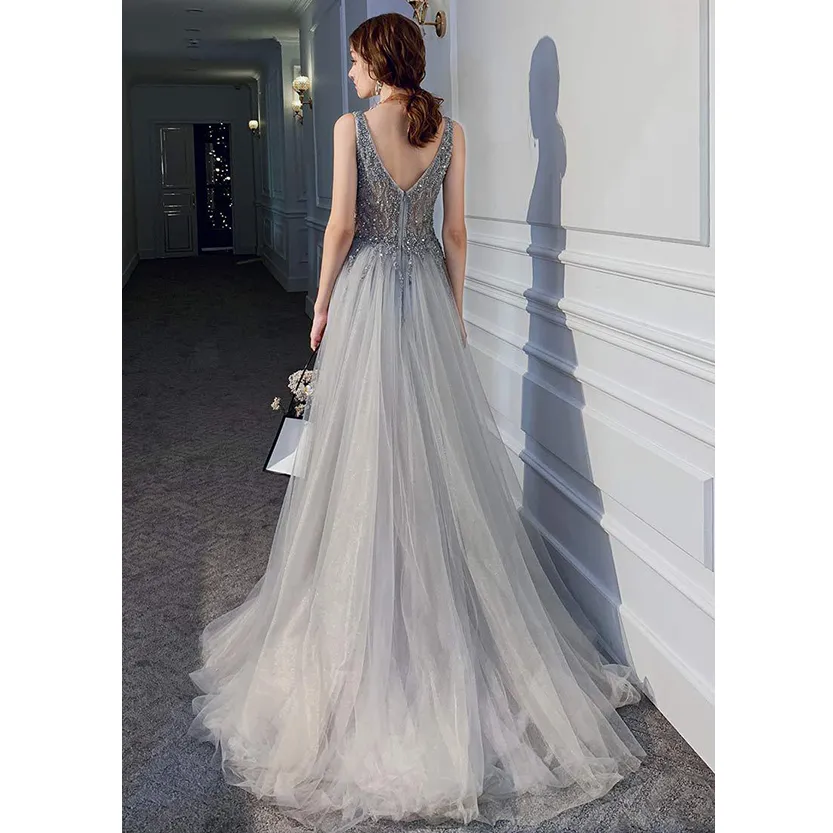 Funki Buys | Dresses | Women's Long Chiffon Tulle Prom Dress