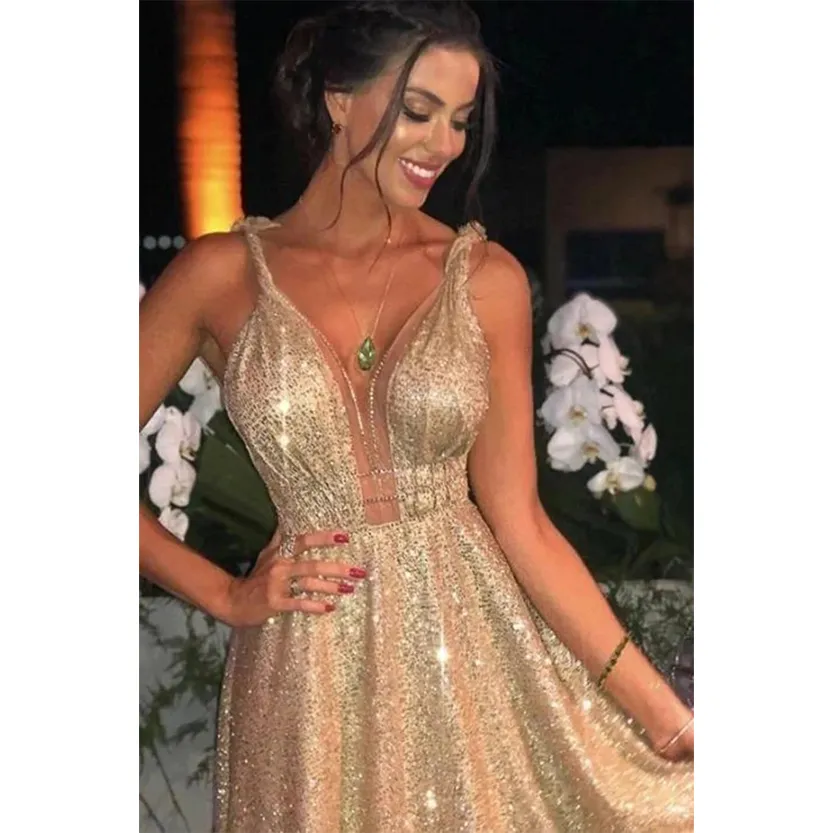 Funki Buys | Dresses | Women's Long Sparkly Prom Ball Dress