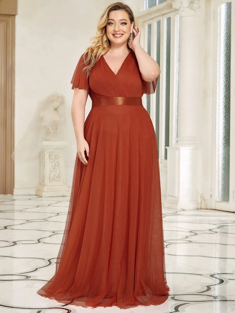 Funki Buys | Dresses | Women's Plus Size Long Evening Dress