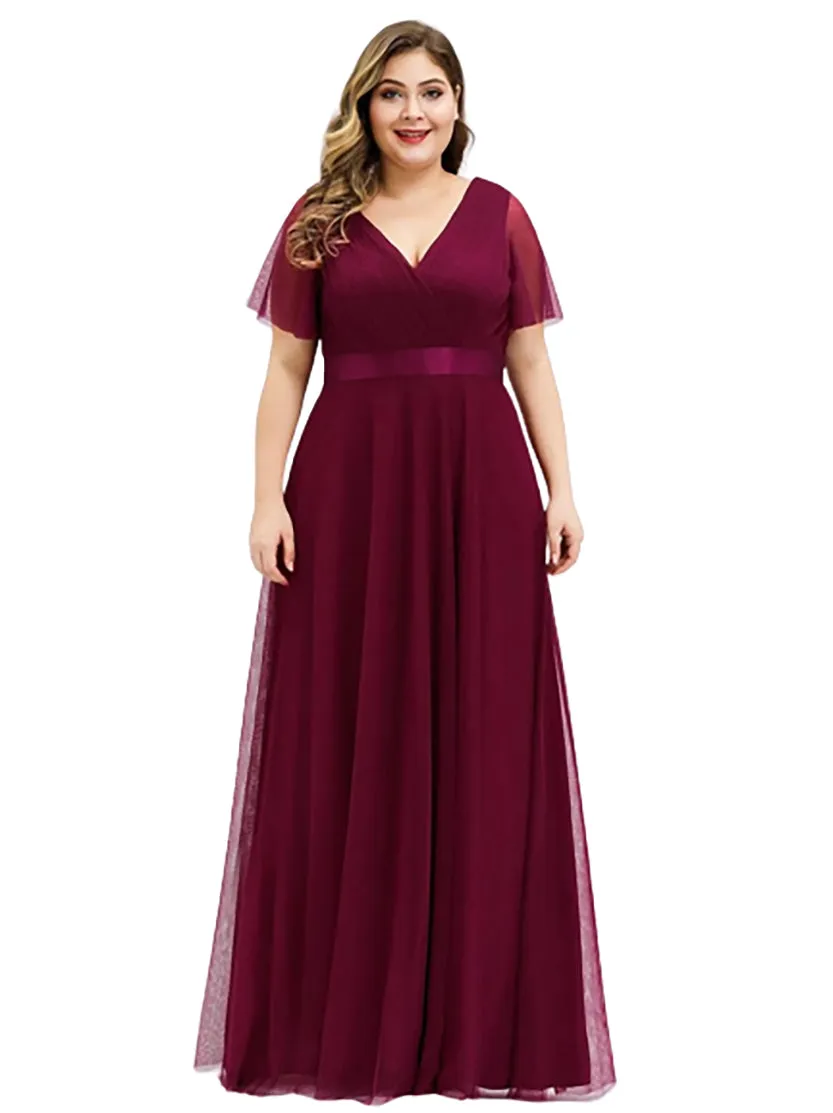 Funki Buys | Dresses | Women's Plus Size Long Evening Dress