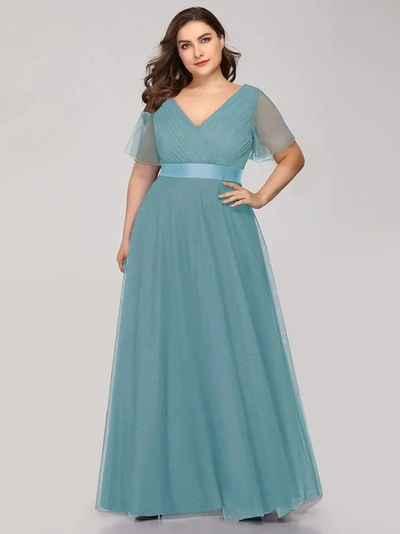 Funki Buys | Dresses | Women's Plus Size Long Evening Dress