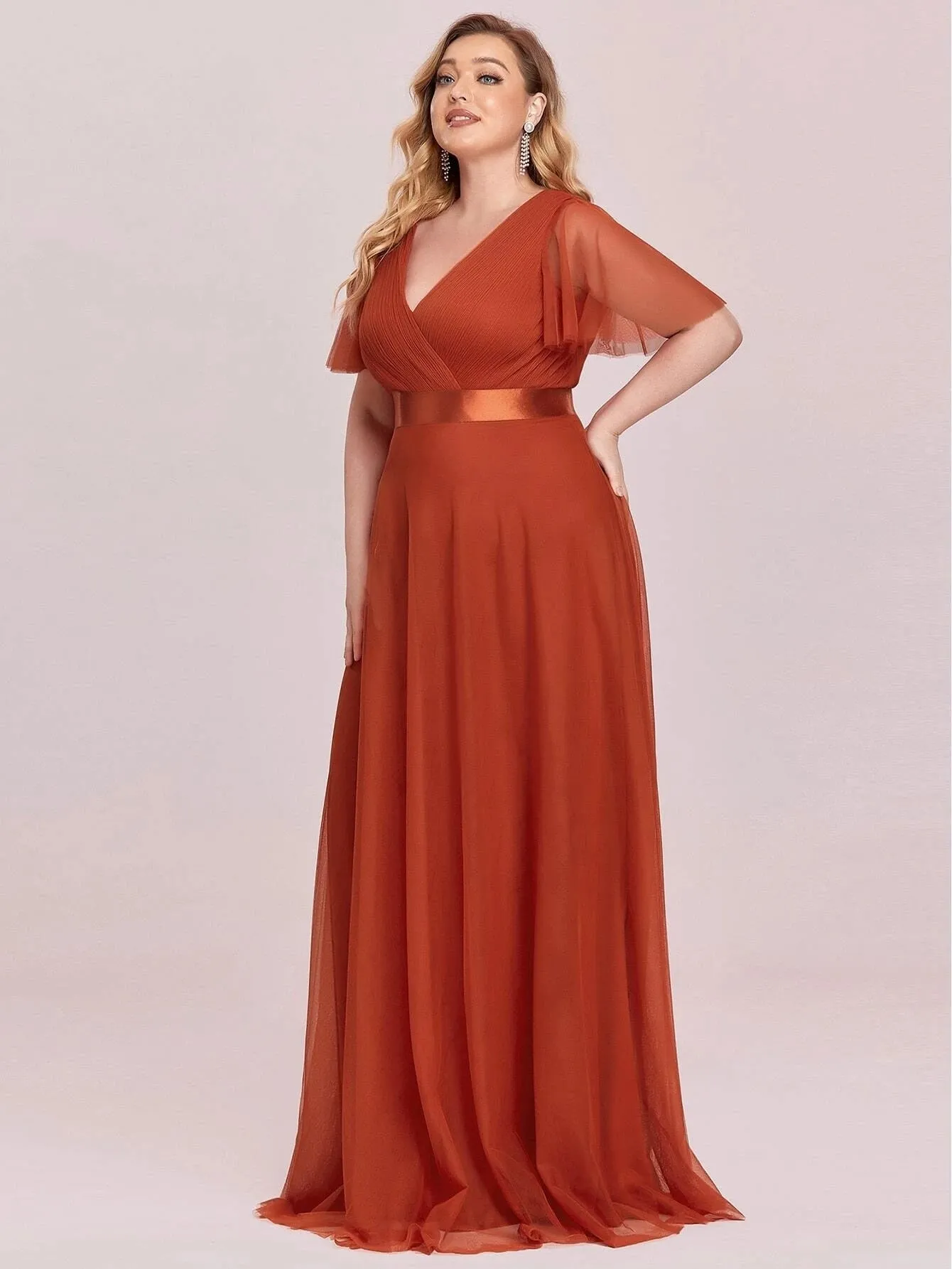 Funki Buys | Dresses | Women's Plus Size Long Evening Dress