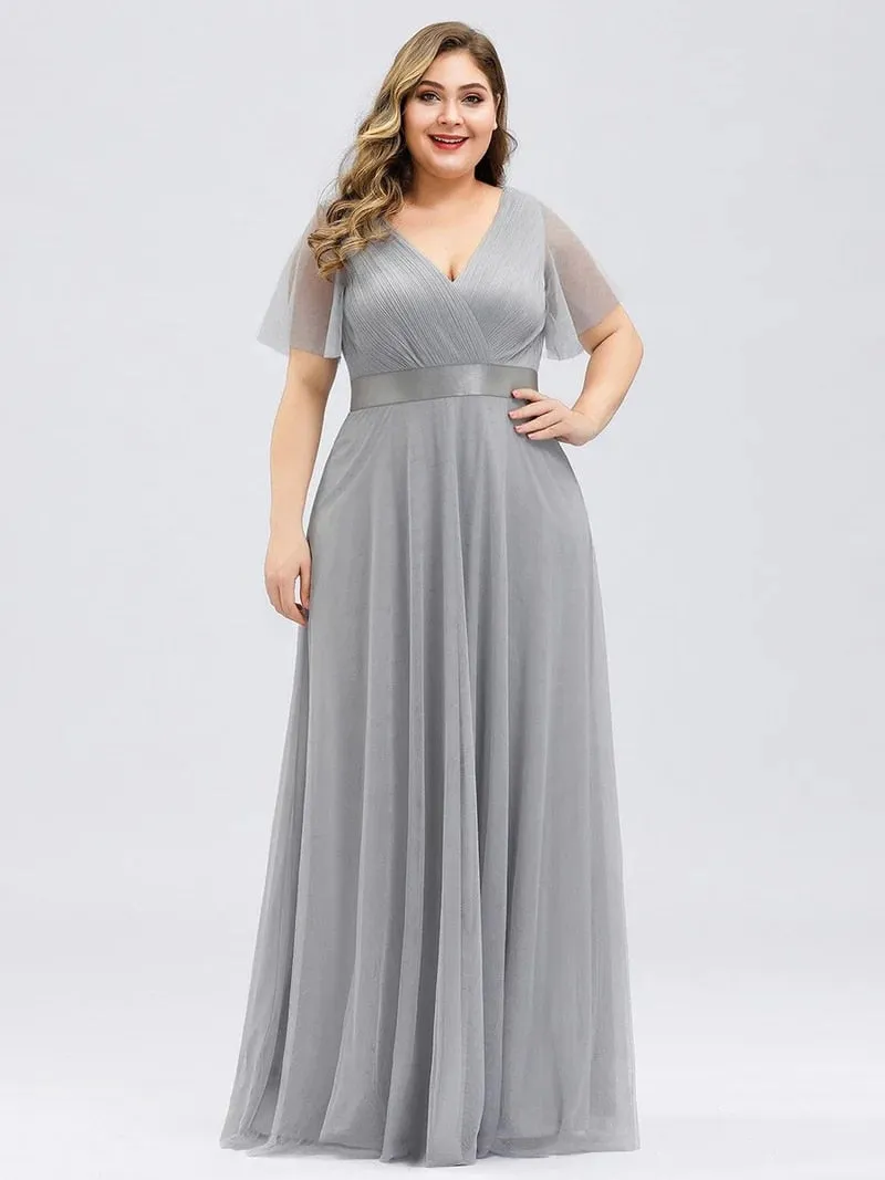 Funki Buys | Dresses | Women's Plus Size Long Evening Dress