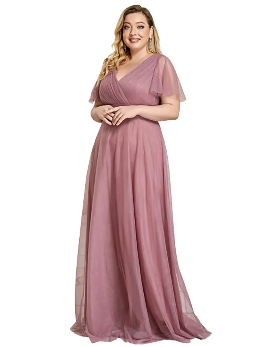 Funki Buys | Dresses | Women's Plus Size Long Evening Dress