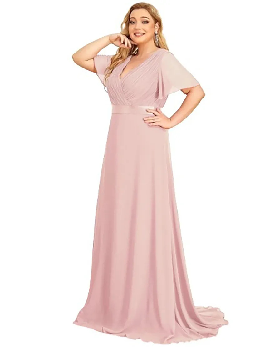 Funki Buys | Dresses | Women's Plus Size Long Evening Dress