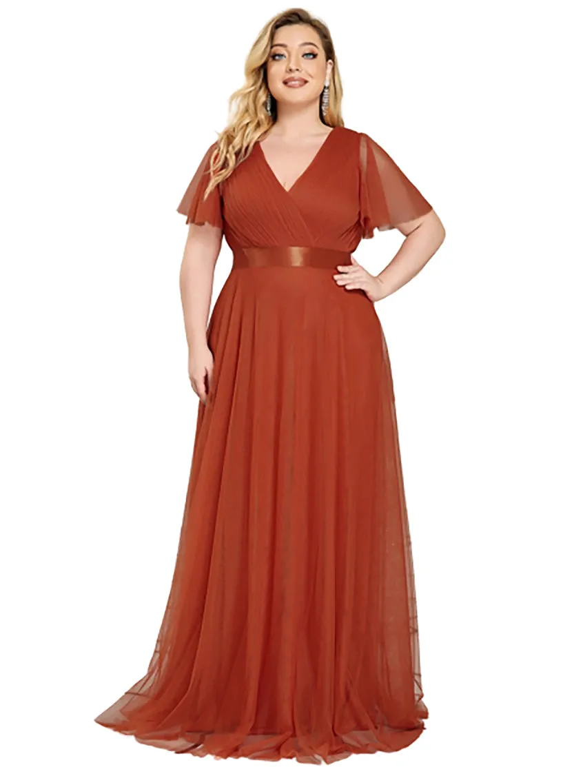 Funki Buys | Dresses | Women's Plus Size Long Evening Dress