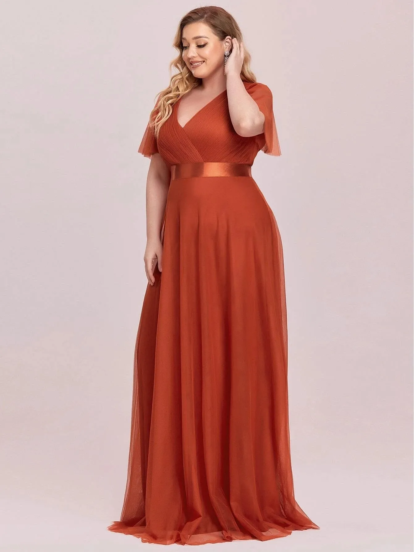 Funki Buys | Dresses | Women's Plus Size Long Evening Dress