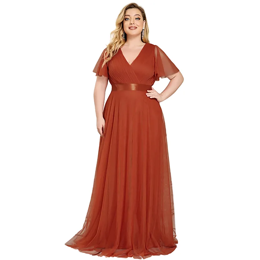 Funki Buys | Dresses | Women's Plus Size Long Evening Dress