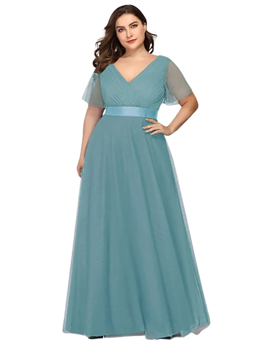 Funki Buys | Dresses | Women's Plus Size Long Evening Dress