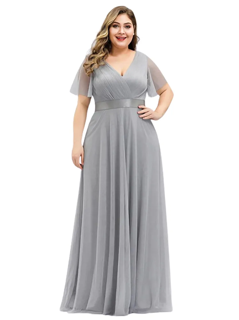 Funki Buys | Dresses | Women's Plus Size Long Evening Dress