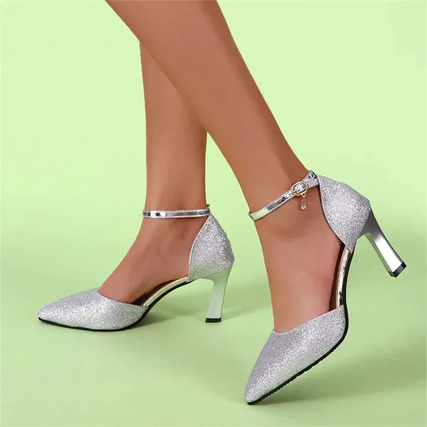 Funki Buys | Shoes | Women's Gold Silver Rose Glitter Shoes