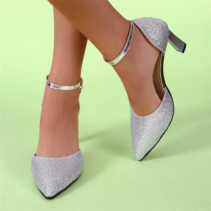 Funki Buys | Shoes | Women's Gold Silver Rose Glitter Shoes