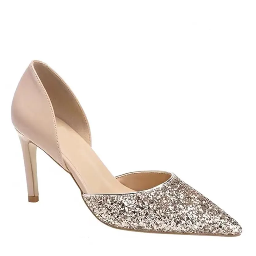 Funki Buys | Shoes | Women's Leather Sequin Glitter Bridal Shoe