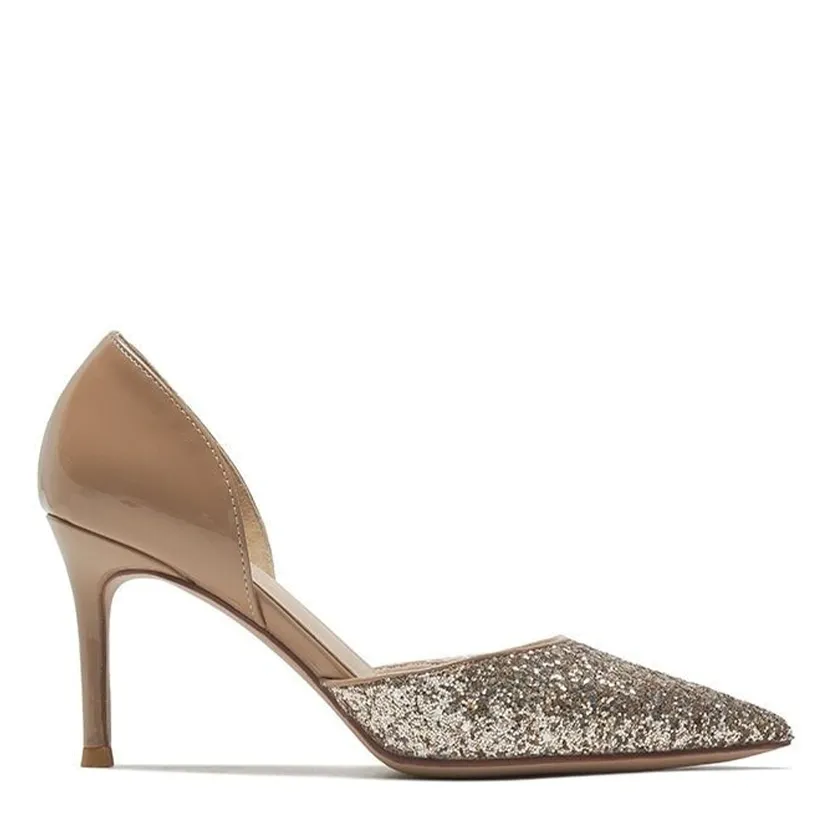 Funki Buys | Shoes | Women's Leather Sequin Glitter Bridal Shoe