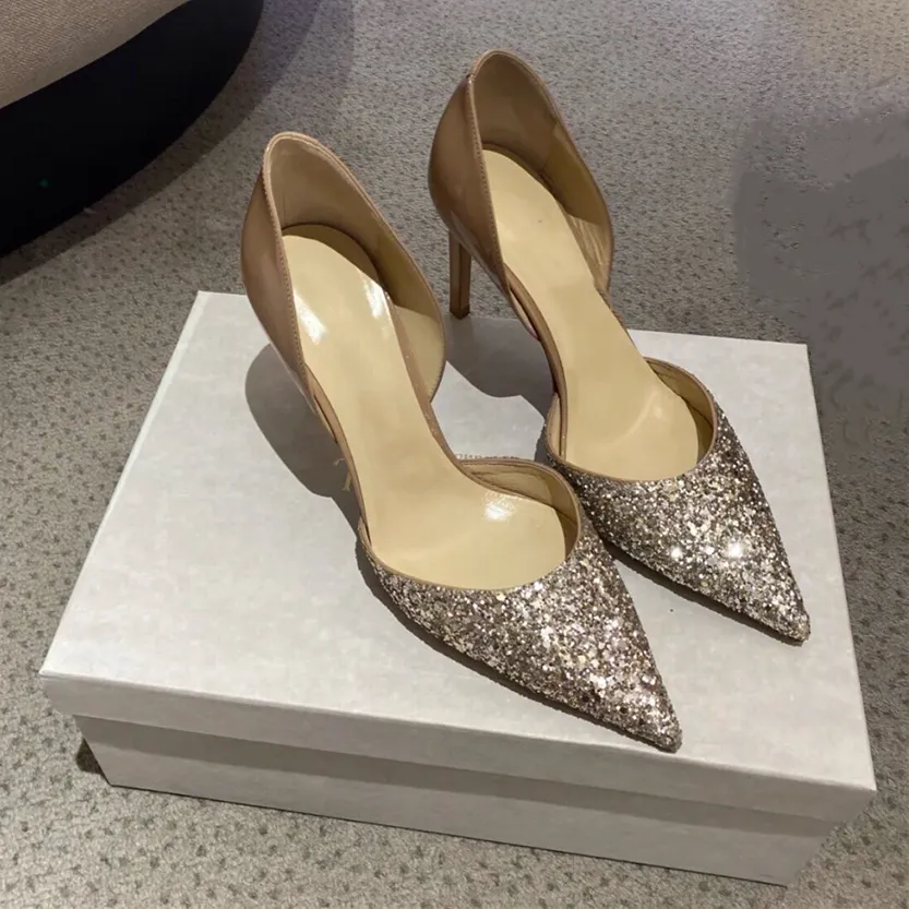 Funki Buys | Shoes | Women's Leather Sequin Glitter Bridal Shoe