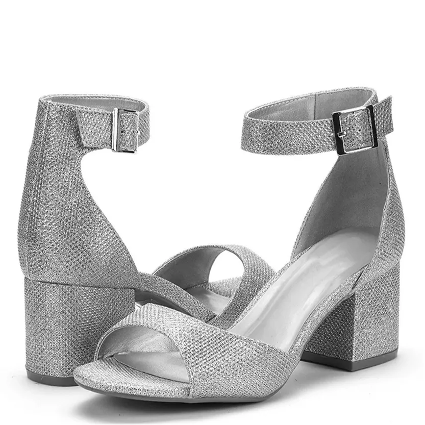 Funki Buys | Shoes | Women's Shimmery Gold Silver Sandals