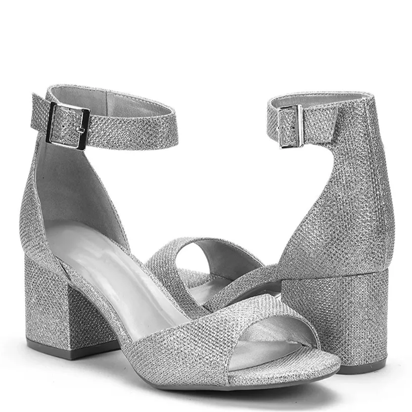 Funki Buys | Shoes | Women's Shimmery Gold Silver Sandals