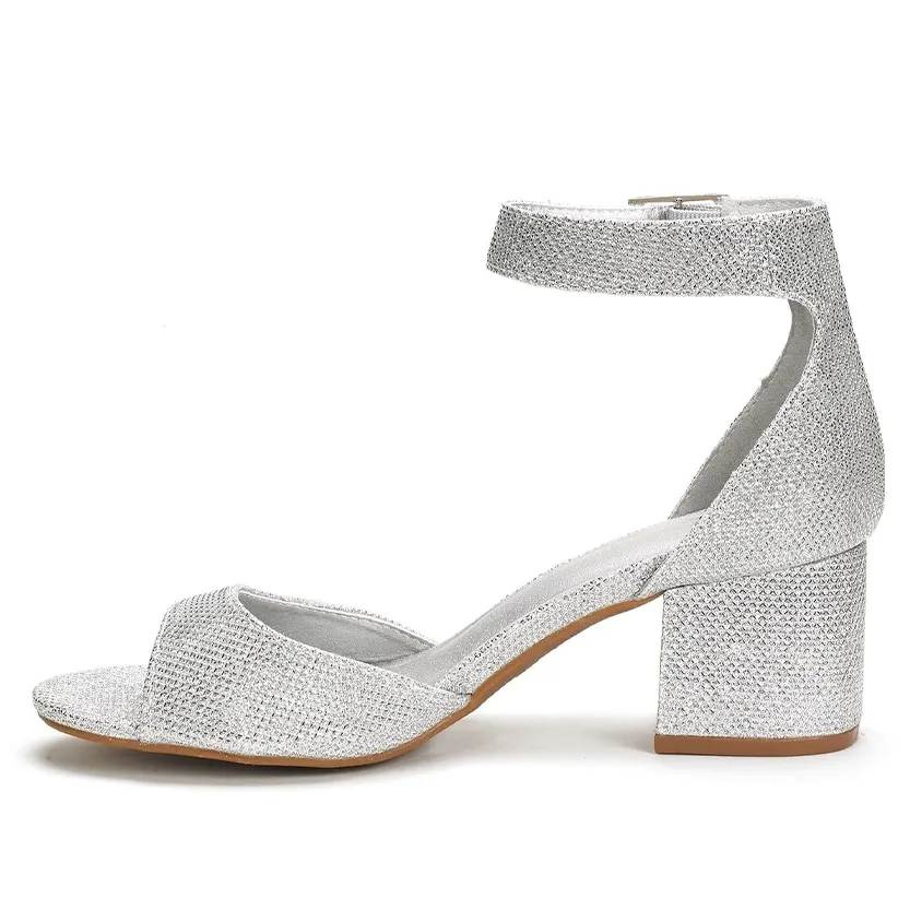 Funki Buys | Shoes | Women's Shimmery Gold Silver Sandals