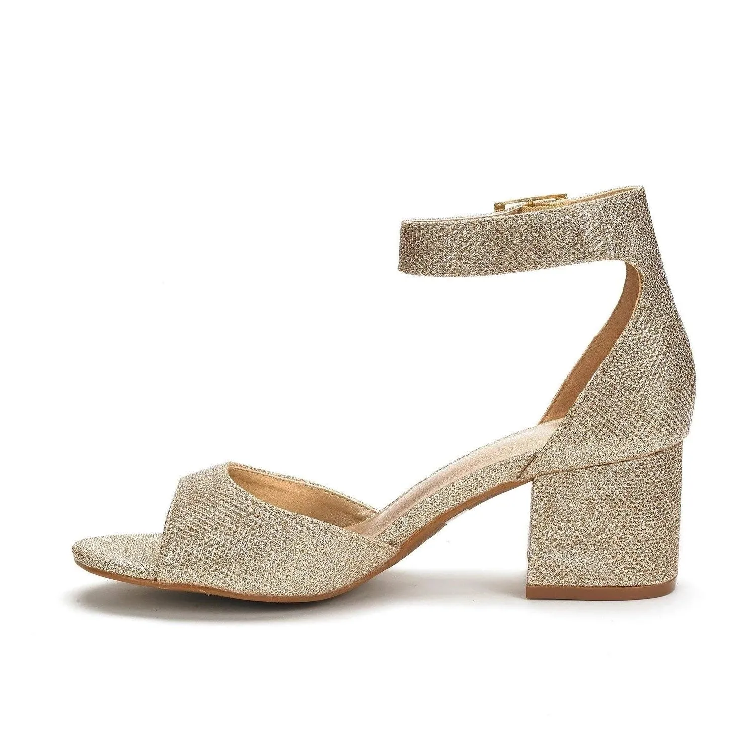 Funki Buys | Shoes | Women's Shimmery Gold Silver Sandals