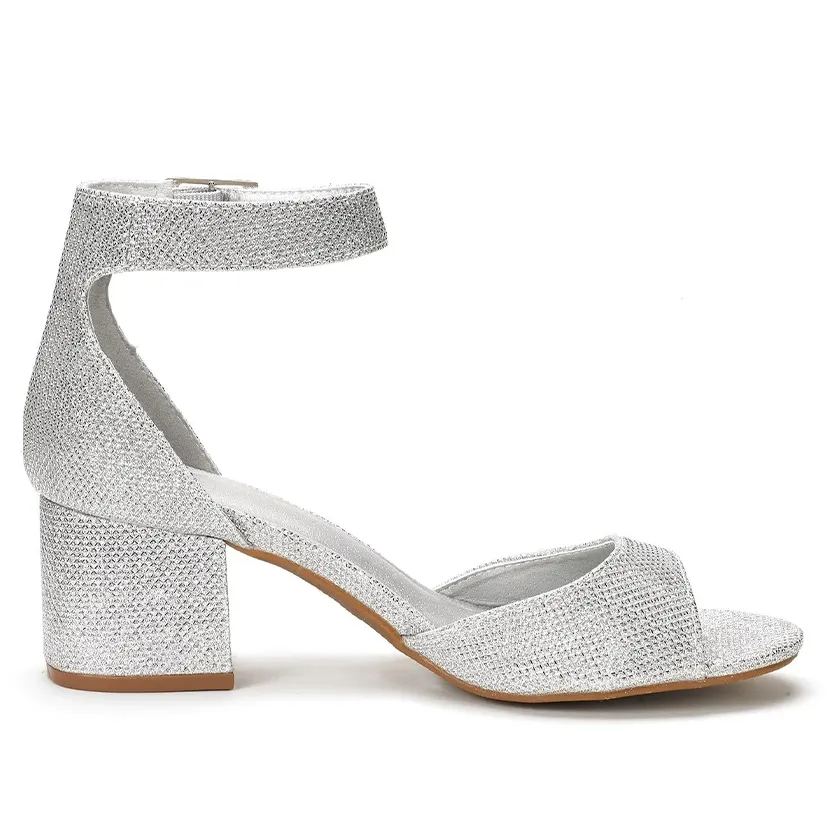 Funki Buys | Shoes | Women's Shimmery Gold Silver Sandals