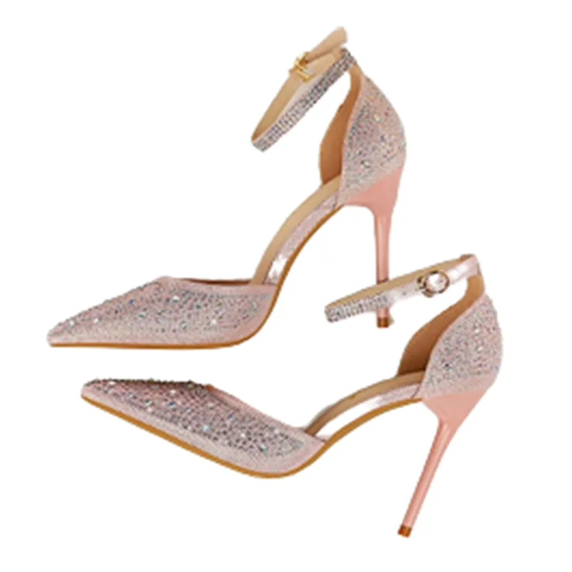 Funki Buys | Shoes | Women's Shiny Rhinestone Designer Heels