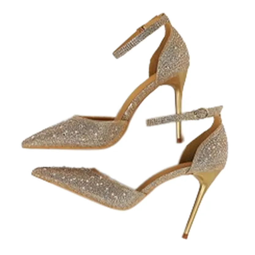 Funki Buys | Shoes | Women's Shiny Rhinestone Designer Heels