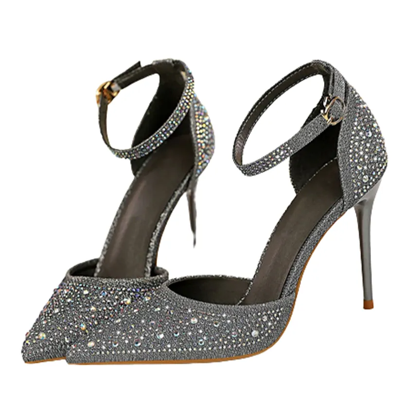 Funki Buys | Shoes | Women's Shiny Rhinestone Designer Heels